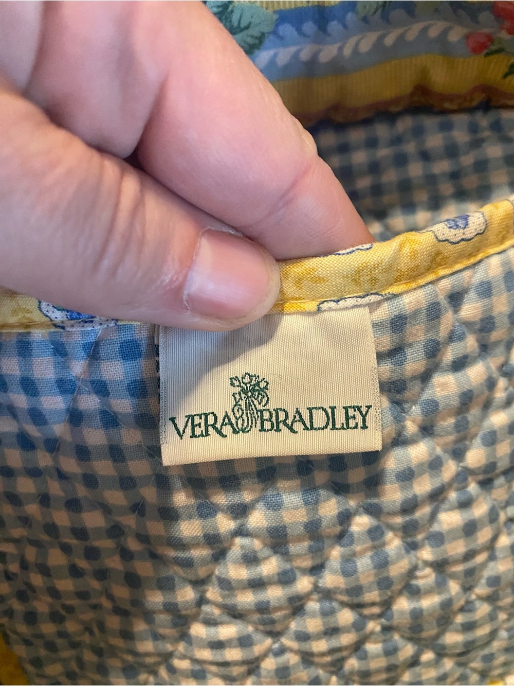 Vera Bradley Vintage Elizabeth Classic Tote Bag and Coin Pouch - Picture 5 of 12